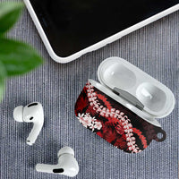 Ulaula Aloha Hawaii Lei AirPods Case Tropical Flowers Elegant Vibe - Polynesian Pride