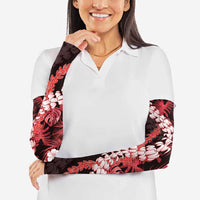 Ulaula Aloha Hawaii Lei Arm Sleeves Tropical Flowers Elegant Vibe - Polynesian Pride