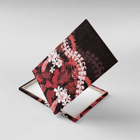 Ulaula Aloha Hawaii Lei Canvas Wall Art Tropical Flowers Elegant Vibe - Polynesian Pride