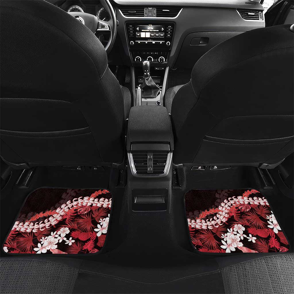 Ulaula Aloha Hawaii Lei Car Mats Tropical Flowers Elegant Vibe - Polynesian Pride