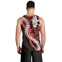 Ulaula Aloha Hawaii Lei Men Tank Top Tropical Flowers Elegant Vibe - Polynesian Pride
