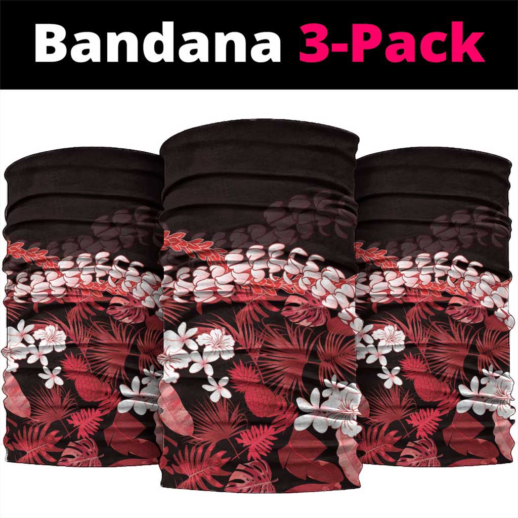 Ulaula Aloha Hawaii Lei Neck Gaiter Tropical Flowers Elegant Vibe - Polynesian Pride