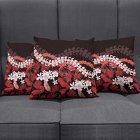 Ulaula Aloha Hawaii Lei Pillow Cover Tropical Flowers Elegant Vibe - Polynesian Pride