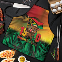 Vanuatu Independence Day Apron Chibi Boar Proud To Be A Ni-Van