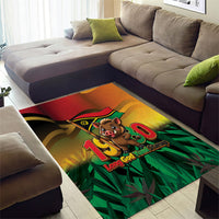 Vanuatu Independence Day Area Rug Chibi Boar Proud To Be A Ni-Van