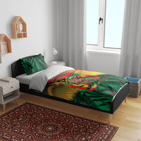 Vanuatu Independence Day Bedding Set Chibi Boar Proud To Be A Ni-Van
