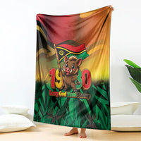 Vanuatu Independence Day Blanket Chibi Boar Proud To Be A Ni-Van