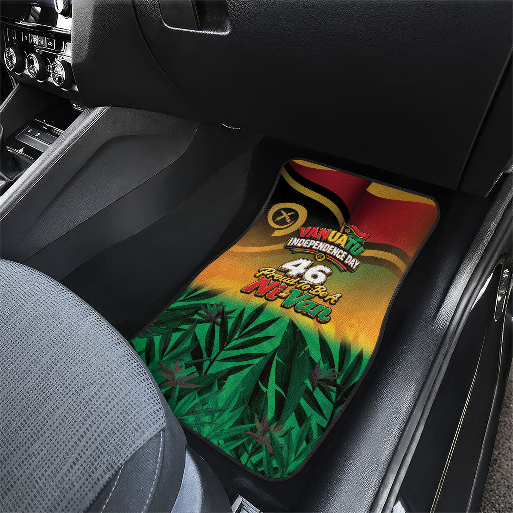 Vanuatu Independence Day Car Mats Chibi Boar Proud To Be A Ni-Van