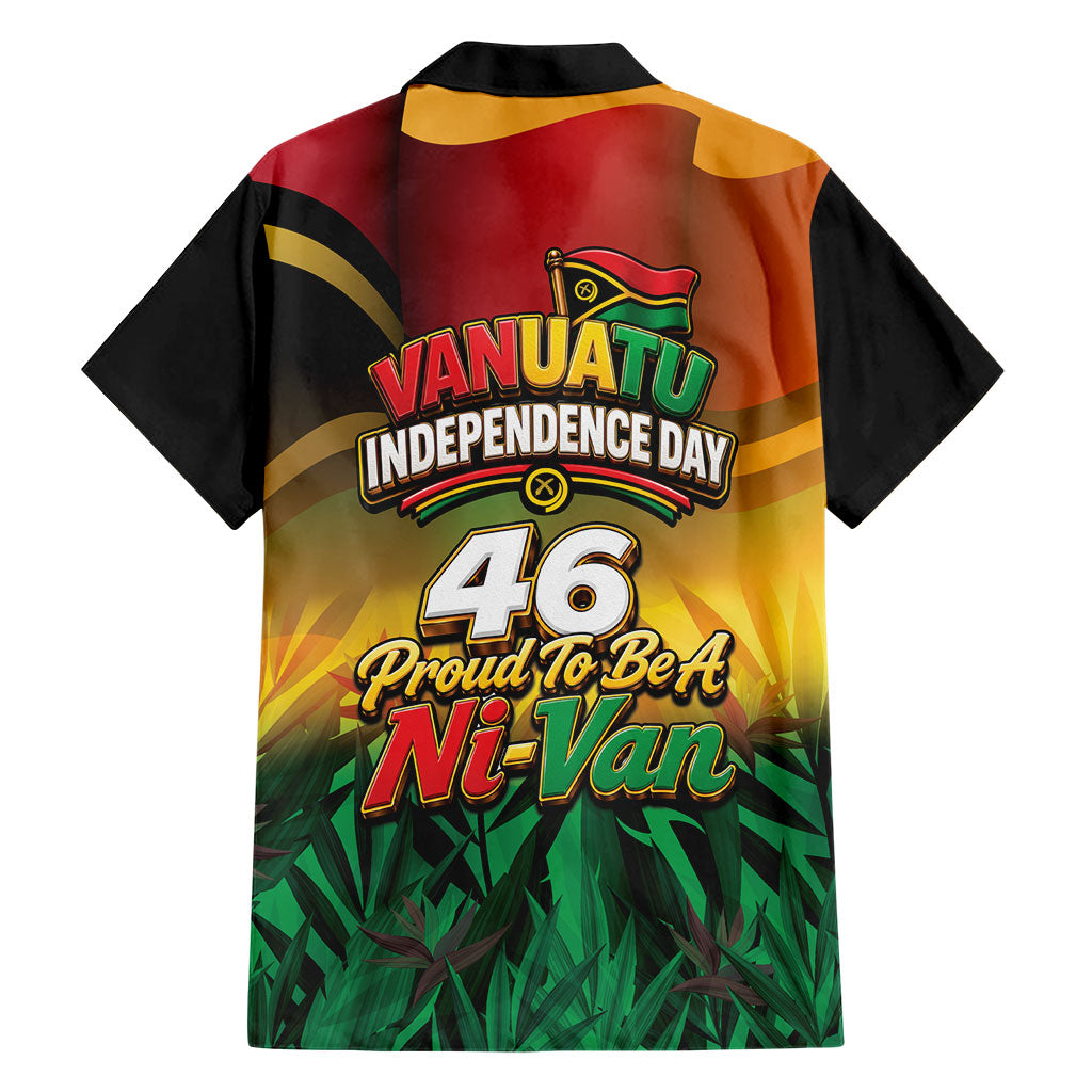 Vanuatu Independence Day Hawaiian Shirt Chibi Boar Proud To Be A Ni-Van