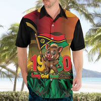 Vanuatu Independence Day Hawaiian Shirt Chibi Boar Proud To Be A Ni-Van