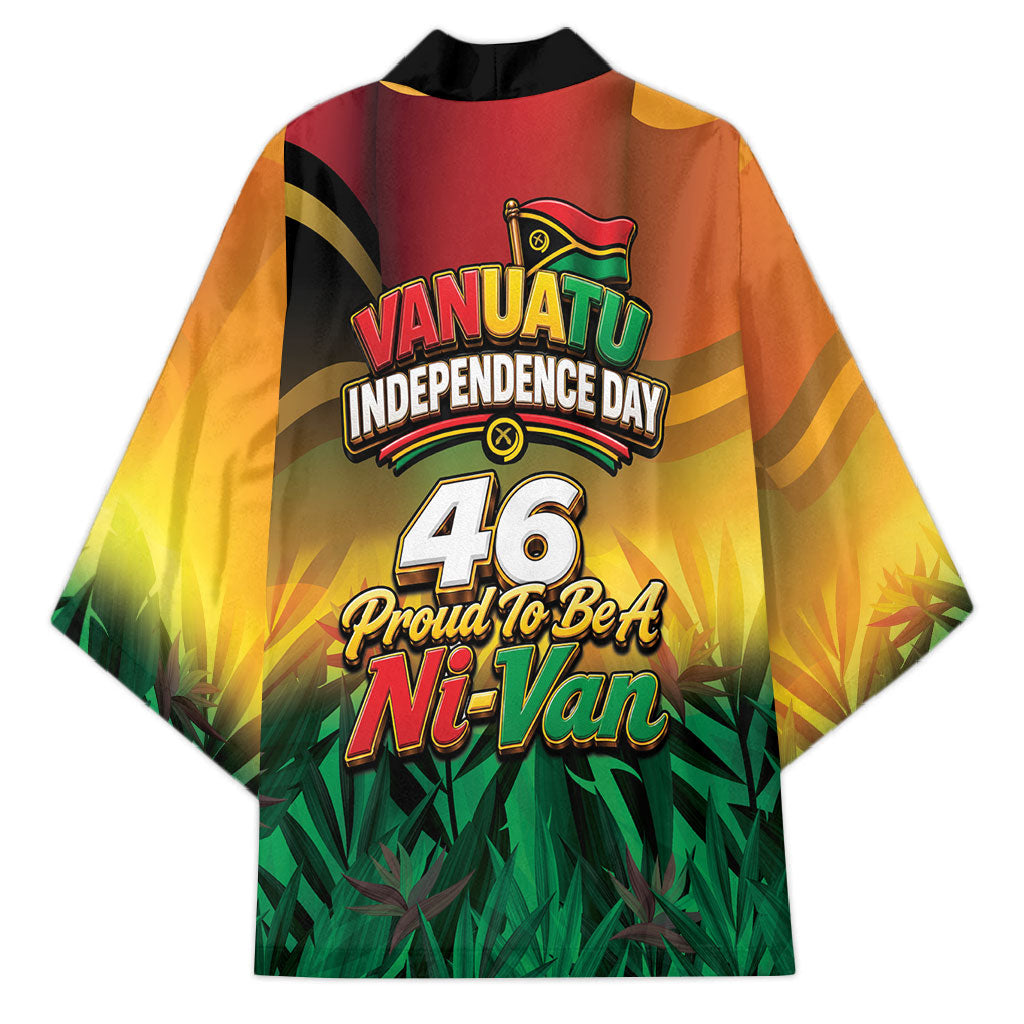 Vanuatu Independence Day Kimono Chibi Boar Proud To Be A Ni-Van