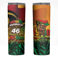 Vanuatu Independence Day Skinny Tumbler Chibi Boar Proud To Be A Ni-Van