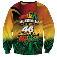 Vanuatu Independence Day Sweatshirt Chibi Boar Proud To Be A Ni-Van