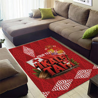 Tonga Rugby Custom Area Rug 2026 Go Ikale Tahi Ngatu Pattern