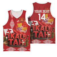 Tonga Rugby Custom Basketball Jersey 2026 Go Ikale Tahi Ngatu Pattern