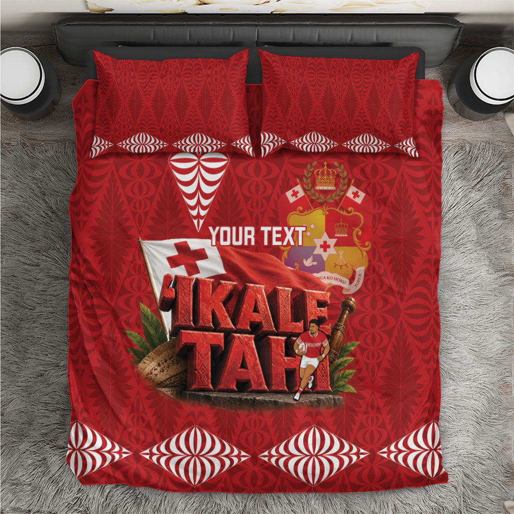 Tonga Rugby Custom Bedding Set 2026 Go Ikale Tahi Ngatu Pattern