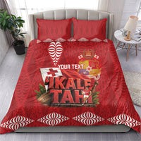 Tonga Rugby Custom Bedding Set 2026 Go Ikale Tahi Ngatu Pattern