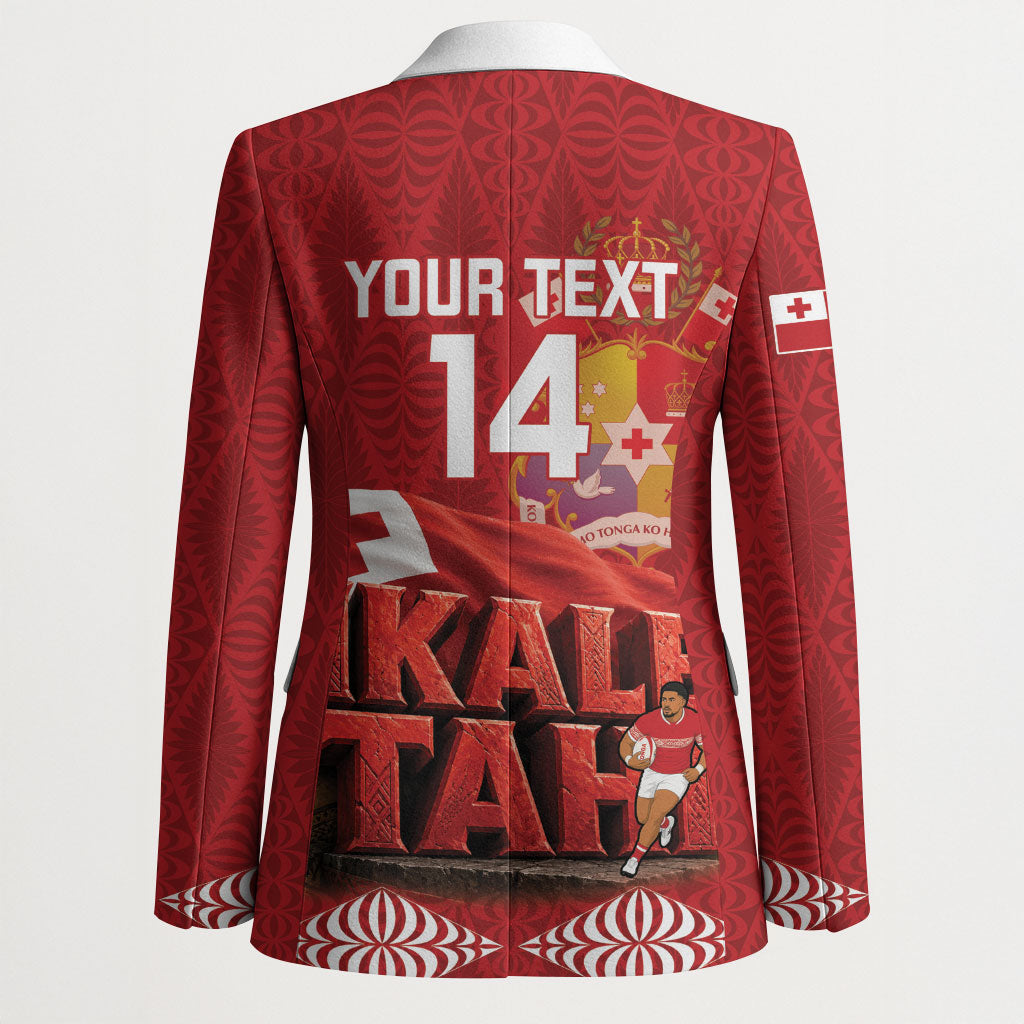 Tonga Rugby Custom Blazer 2026 Go Ikale Tahi Ngatu Pattern