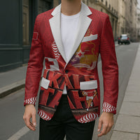 Tonga Rugby Custom Blazer 2026 Go Ikale Tahi Ngatu Pattern