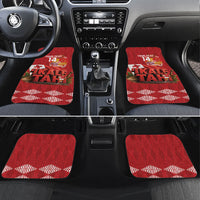 Tonga Rugby Custom Car Mats 2026 Go Ikale Tahi Ngatu Pattern