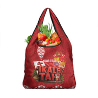 Tonga Rugby Custom Grocery Bag 2026 Go Ikale Tahi Ngatu Pattern