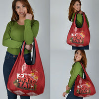 Tonga Rugby Custom Grocery Bag 2026 Go Ikale Tahi Ngatu Pattern