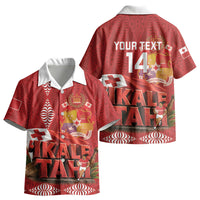 Tonga Rugby Custom Kid Hawaiian Shirt 2026 Go Ikale Tahi Ngatu Pattern LT14 - Polynesian Pride