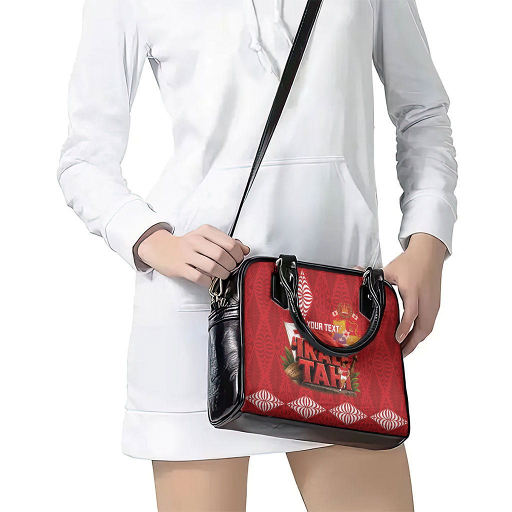 Tonga Rugby Custom Shoulder Handbag 2026 Go Ikale Tahi Ngatu Pattern