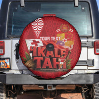 Tonga Rugby Custom Spare Tire Cover 2026 Go Ikale Tahi Ngatu Pattern