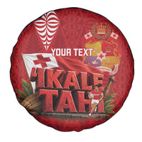 Tonga Rugby Custom Spare Tire Cover 2026 Go Ikale Tahi Ngatu Pattern