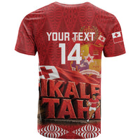 Tonga Rugby Custom T Shirt 2026 Go Ikale Tahi Ngatu Pattern