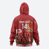 Tonga Rugby Custom Zip Hoodie 2026 Go Ikale Tahi Ngatu Pattern