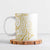 Polynesia White Sunday Ceramic Mug Plumeria Polynesian Tribal Gold Color - Polynesian Pride