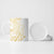 Polynesia White Sunday Ceramic Mug Plumeria Polynesian Tribal Gold Color - Polynesian Pride