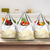 Polynesia White Sunday Grocery Bag Plumeria Polynesian Tribal Gold Color - Polynesian Pride