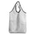 Polynesia White Sunday Grocery Bag Plumeria Polynesian Tribal Grey Color - Polynesian Pride