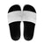 Polynesia White Sunday Slide Sandals Plumeria Polynesian Tribal Grey Color - Polynesian Pride