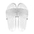 Polynesia White Sunday Slide Sandals Plumeria Polynesian Tribal Grey Color - Polynesian Pride