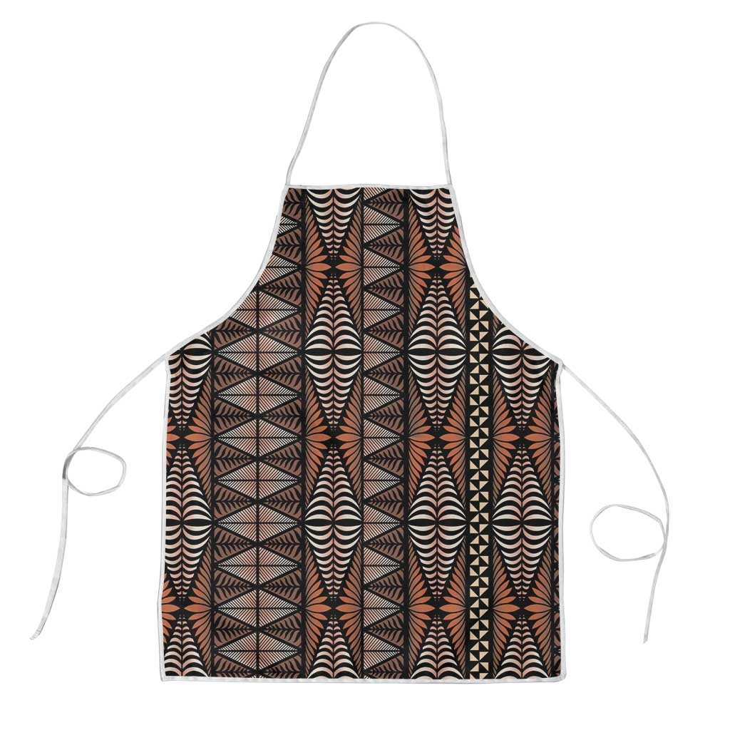 Malo e lelei Tonga Apron Tongan Ngatu Vintage Brown - Polynesian Pride