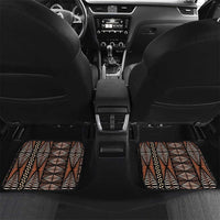 Malo e lelei Tonga Car Mats Tongan Ngatu Vintage Brown - Polynesian Pride
