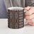 Malo e lelei Tonga Ceramic Mug Tongan Ngatu Vintage Brown - Polynesian Pride