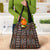Malo e lelei Tonga Grocery Bag Tongan Ngatu Vintage Brown - Polynesian Pride