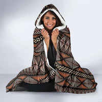Malo e lelei Tonga Hooded Blanket Tongan Ngatu Vintage Brown LT14 - Polynesian Pride