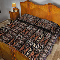 Malo e lelei Tonga Quilt Bed Set Tongan Ngatu Vintage Brown - Polynesian Pride