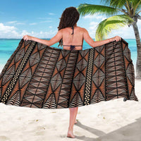 Malo e lelei Tonga Sarong Tongan Ngatu Vintage Brown - Polynesian Pride