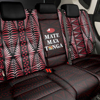 Tonga Rugby Back Car Seat Cover 2025 Mate Maa Tonga Ngatu Motif - Polynesian Pride