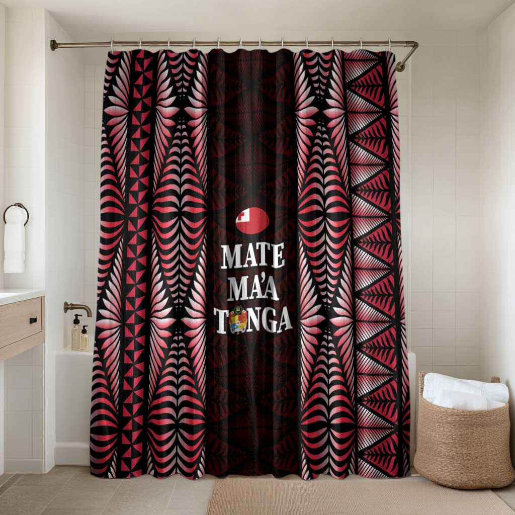 Tonga Rugby Bathroom Set 2025 Mate Maa Tonga Ngatu Motif - undefined