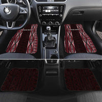 Tonga Rugby Car Mats 2025 Mate Maa Tonga Ngatu Motif - Polynesian Pride