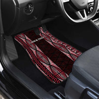 Tonga Rugby Car Mats 2025 Mate Maa Tonga Ngatu Motif - Polynesian Pride
