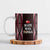 Tonga Rugby Personalised Ceramic Mug 2025 Mate Maa Tonga Ngatu Motif - Polynesian Pride